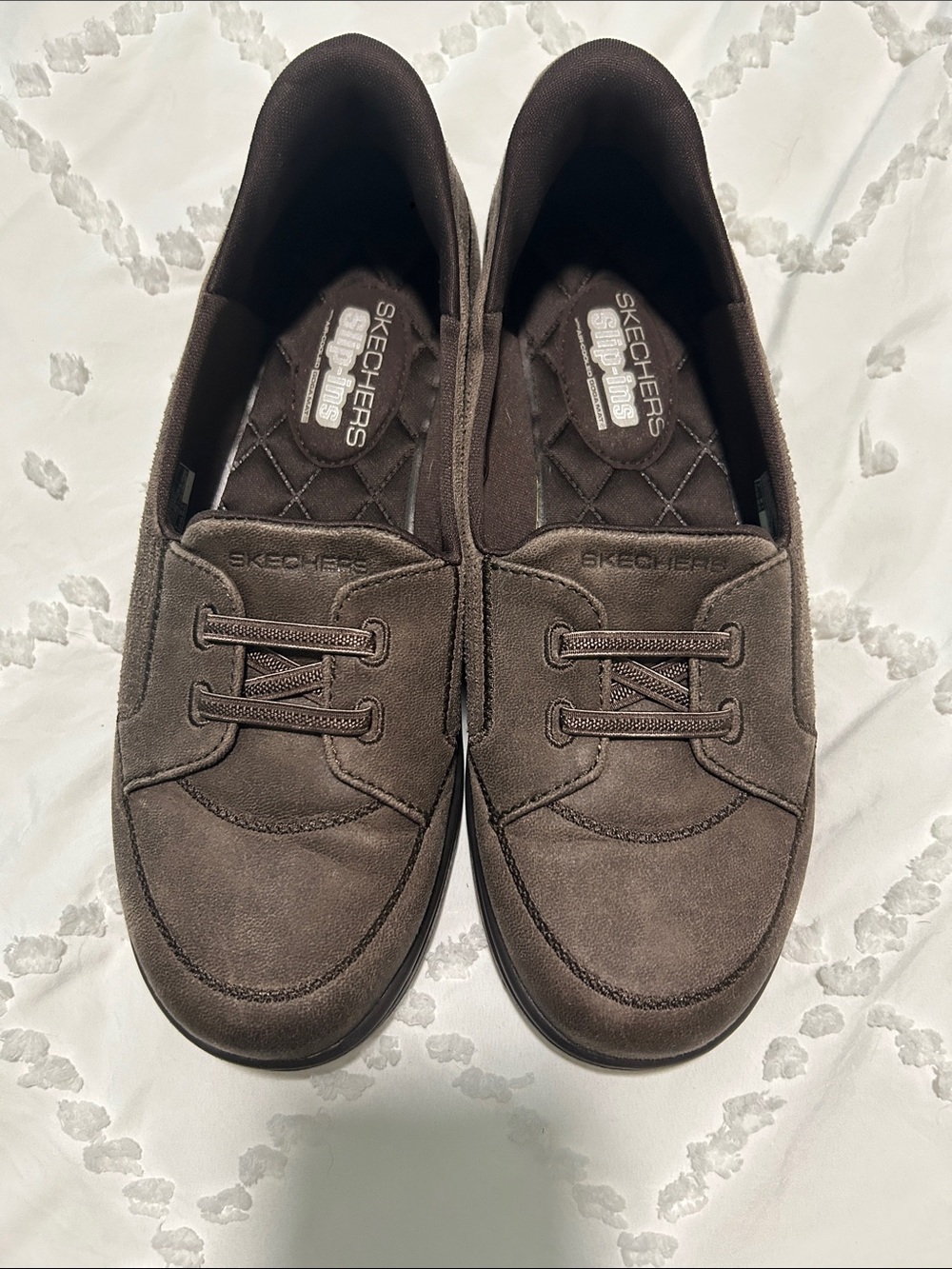 Skechers Women's Brown Slip-On Casual Loafers